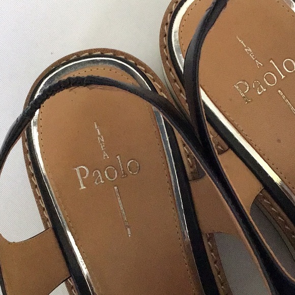 Black Leather Sandles - Picture 2 of 6